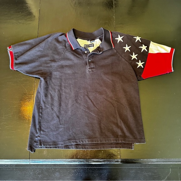 Vintage Retro Rockpoint XL Short Blue Red Patriotic Stars Republican Texas - Picture 1 of 6